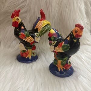 Poultry in Motion “Chicken Salad” Veggie Salt & Pepper Shakers By Sharon Neuhaus